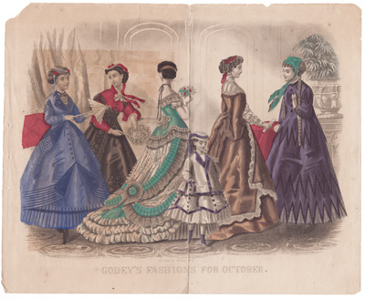 Godey's Fashions for October